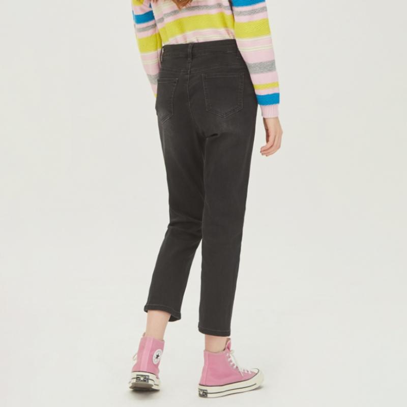  Benetton  Benetton Pocket Point Straight Fit Denim Pants Badpa3411 Bk