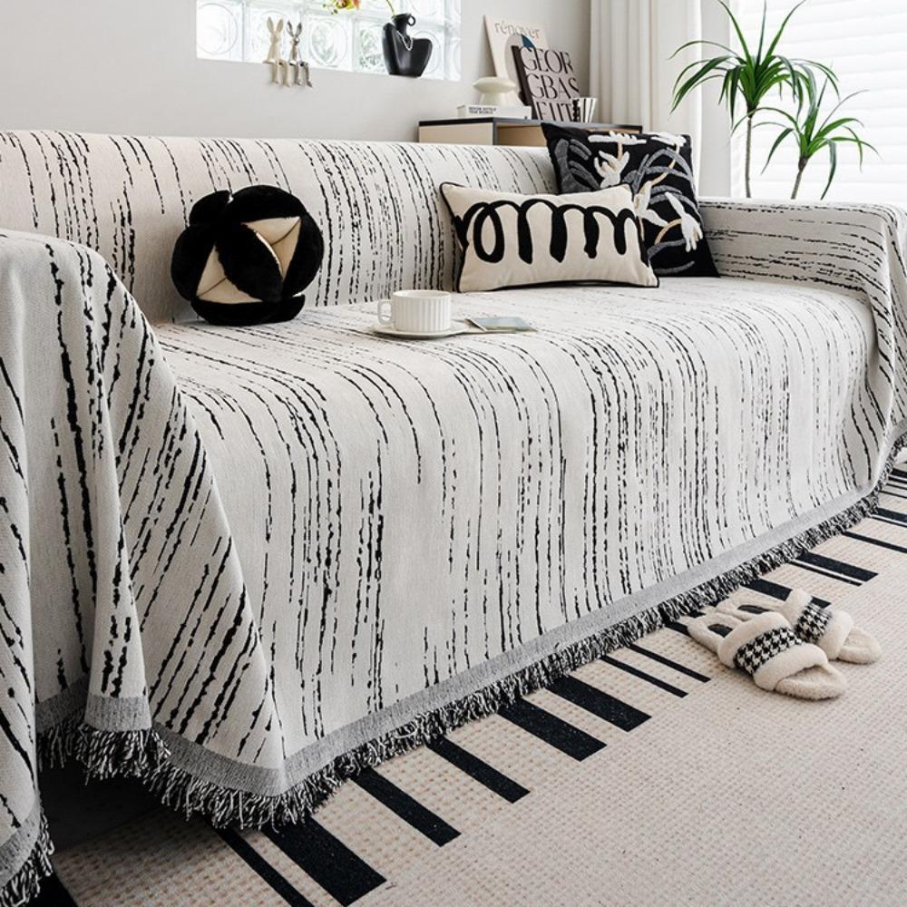 Тканевый чехол для дивана, высококачественное шениловое покрывало для дивана, всесезонное нескользящее одеяло, подушка на сиденье с защитой от царапин кошек, машинная стирка