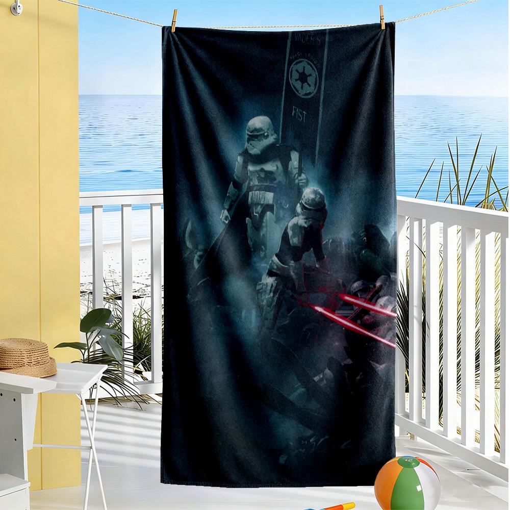 Star Wars Beach Towel Super Soft Absorbent Comfortable Lightweight