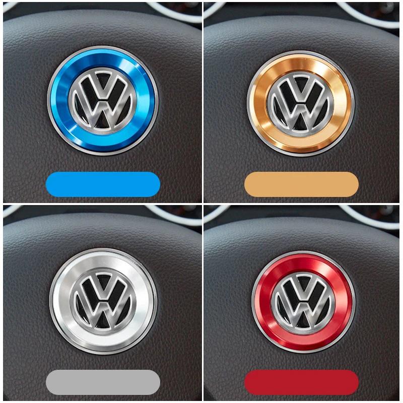 Для VOLKSWAGEN VW Руль Автомобиля Авто Эмблема Наклейка Аксессуары Для Volkswagen VW R-line GTI R Polo Golf Touareg Passat Mag