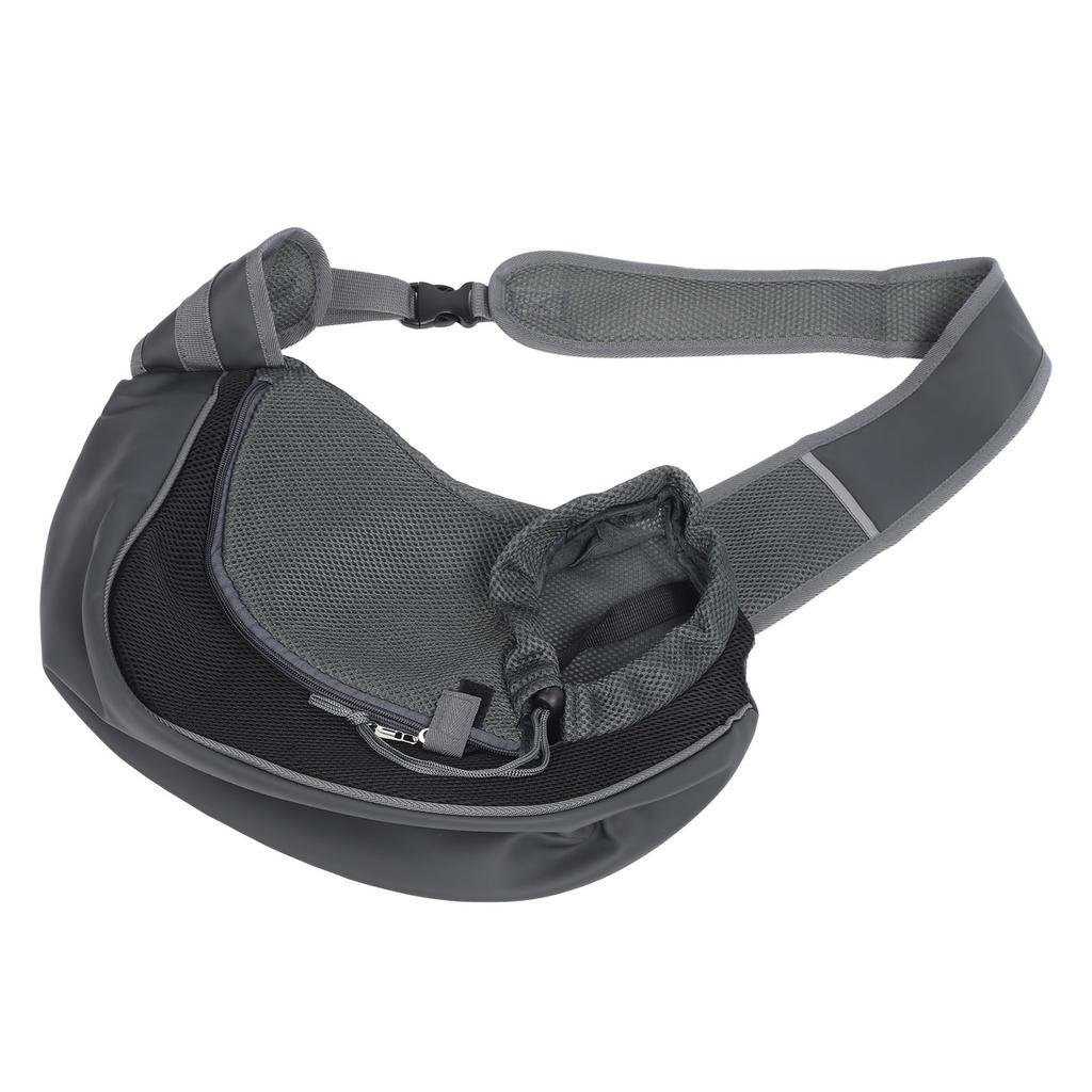 Pet Dog Sling Carrier Adjustable Belt Breathable Mesh Hand Free Puppy Sling Bag for Cats Outdoor