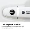 LQFH2 8pcs Car Door Lock Keyhole Anti-block Protection Stickers For KIA Cerato Soul Venga Forte Spectra Sedona Niro Cadenza