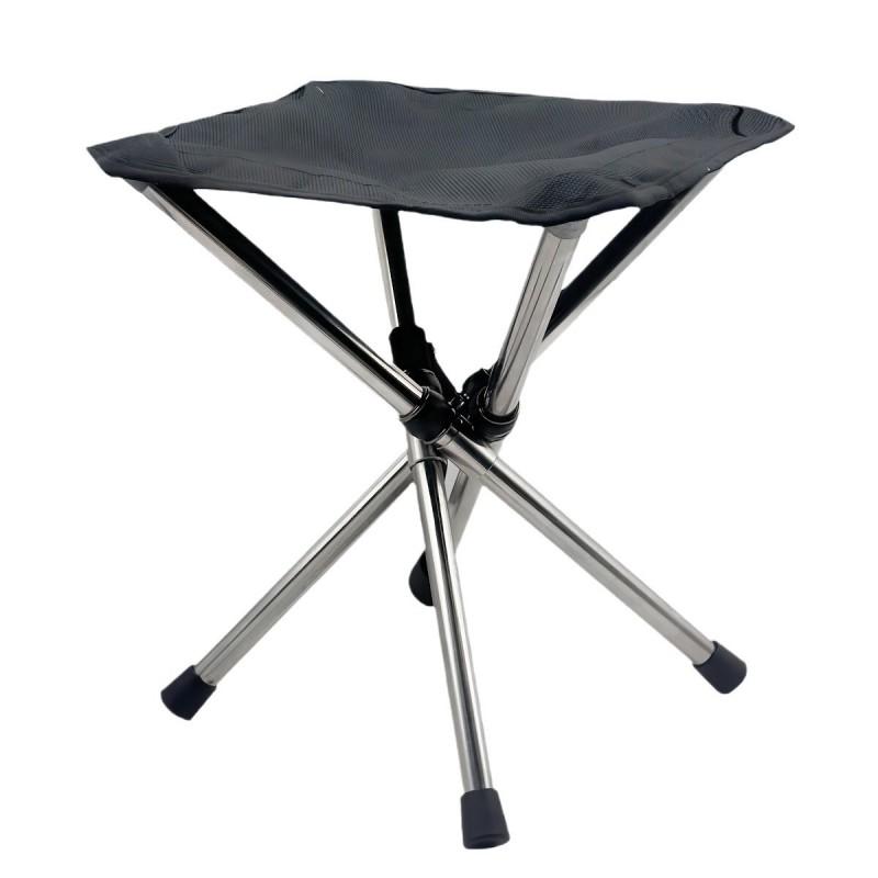 Ultra-Lightweight Portable Folding Stool Camping Hiking Fishing Picnic Outdoor Use Stainless Steel Compact Chair