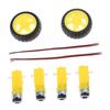 Speed Measurement/Tracking/Bluetooth-compatible Remote Control Car Accessories Robot Car Chassis with Battery Box