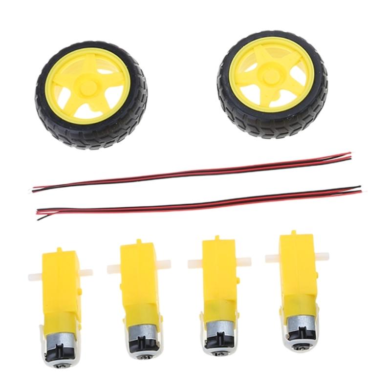 Speed Measurement/Tracking/Bluetooth-compatible Remote Control Car Accessories Robot Car Chassis with Battery Box