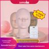 Realistic Silicone Mannequin Head for Eyelash Extension Practice with Removable Eyelids