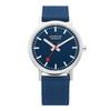 Mondaine A660.30314.40sbd Classic Ocean Blue Cork Recycled Public Nato Watch