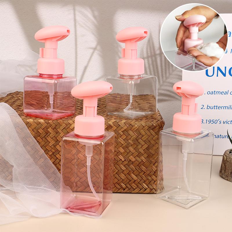 250/450ml Foam Dispenser Plastic Refillable Empty Soap Refillable Press Bottle Cosmetics Packaging Liquid Soap Container