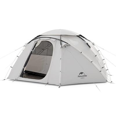 Naturehike Купол Геодезический Снег Снежный Водный Напор Катастрофа 4 Поставляется с Дымоходом Отверстие Пола Палатка, Структура, Скалолазание, Юбка, Большая, Наружная,