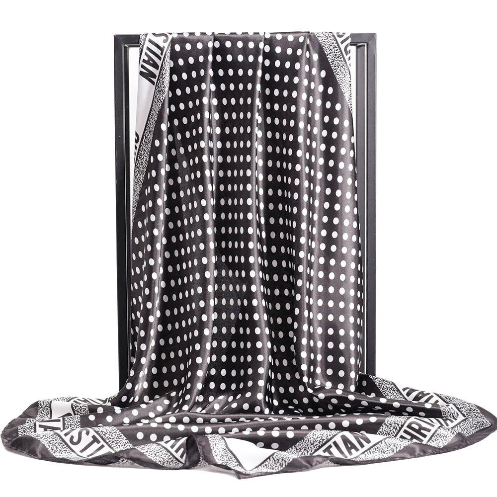 High-quality Luxurious Silk Scarves Headband Scarfs Neck Scarf For Women Chain Silk Scarf Women's Decorative Shawl