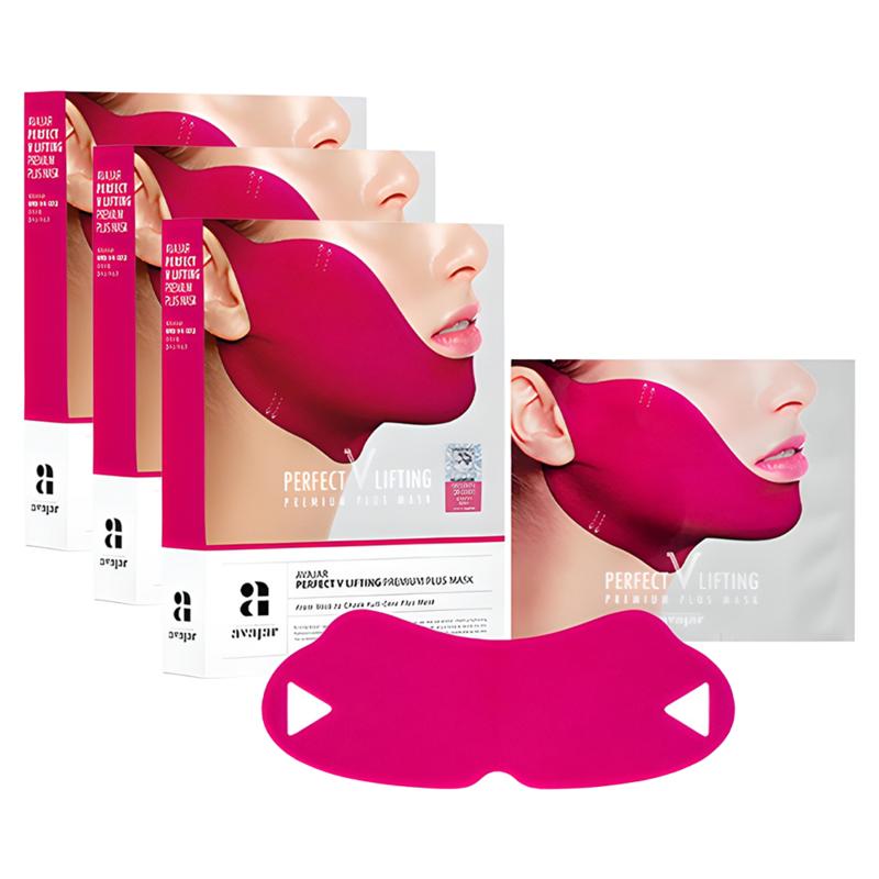 Avajar Perfect V Lifting Premium Plus Mask, 5 sheets, 3 pcs