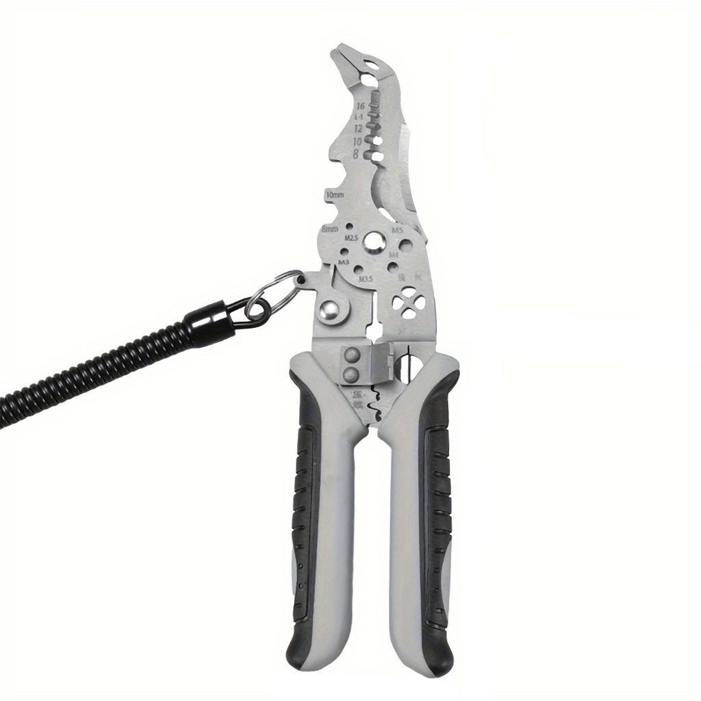 12 в 1 инструмент для зачистки проводов многофункциональные кусачки инструмент используется для ремонта бытовой техники, резки проводов электрика, обжима, намотки