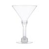 20 Pcs Unbreakable Disposable Wine Glass Clear Goblet Plastic Margarita Glasses  Champagne