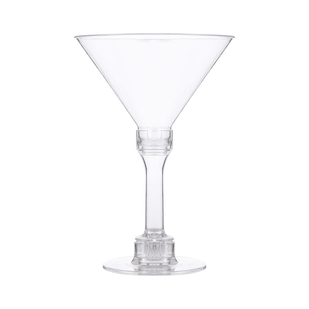 20 Pcs Unbreakable Disposable Wine Glass Clear Goblet Plastic Margarita Glasses  Champagne