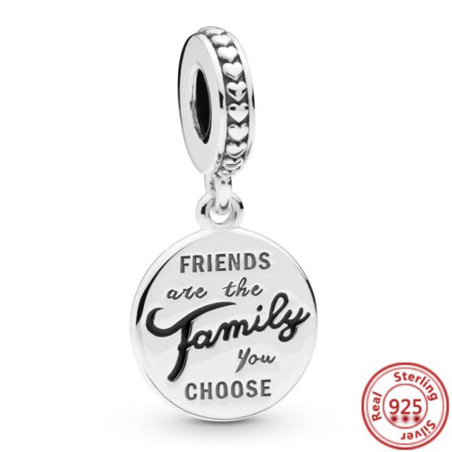 925 Silver Animal Character Love Series Clip Beads Pendant Fit Original  Charm Accessories Bracelet for Women DIY Jewelry