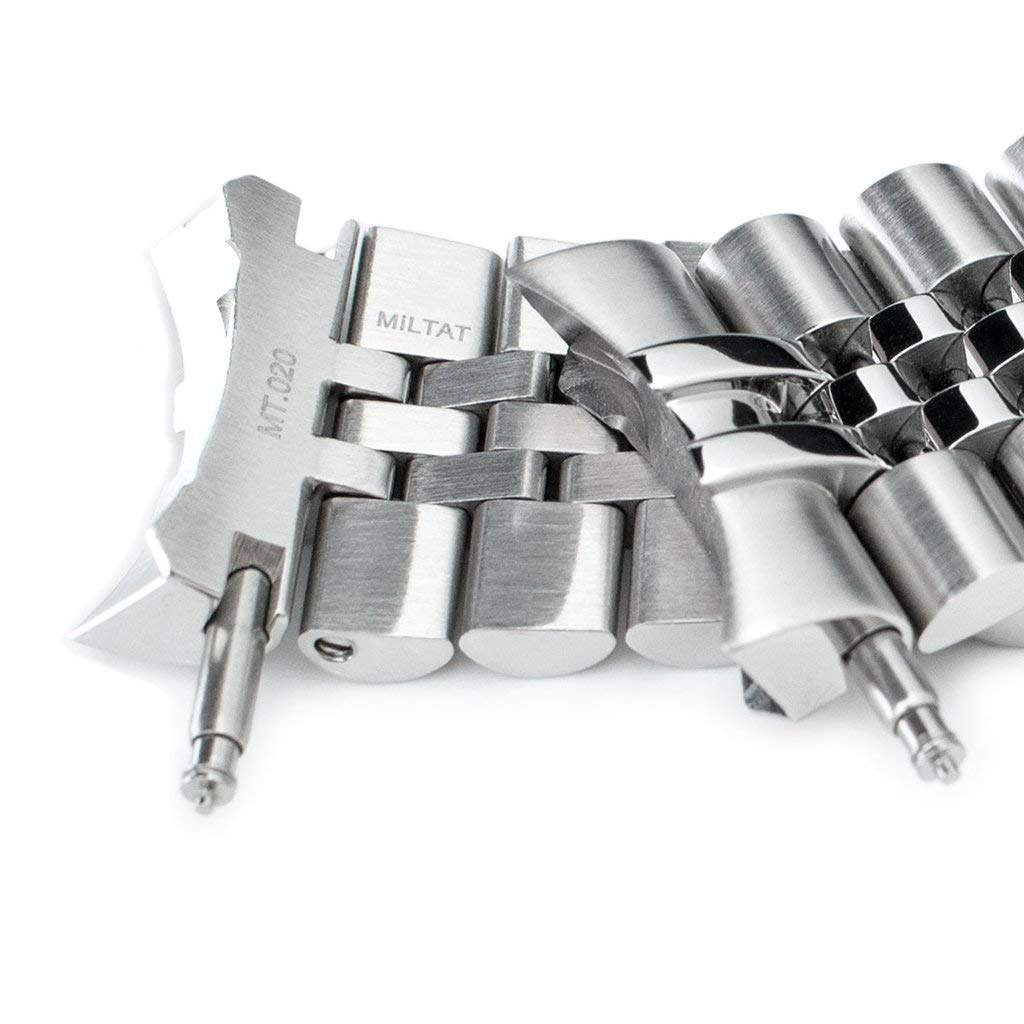 22 мм металлический ремешок для часов из нержавеющей стали, браслет Jubilee для Seiko Diver SKX011 SKX007, SKX009 и т. д.