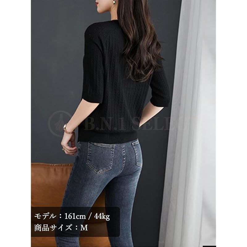 [BN1 select] трикотаж с коротким рукавом женская одежда весна лето осень Красивый свитер с круглым вырезом топы косичка тонкая женская одежда 30-е 40-е 50-е