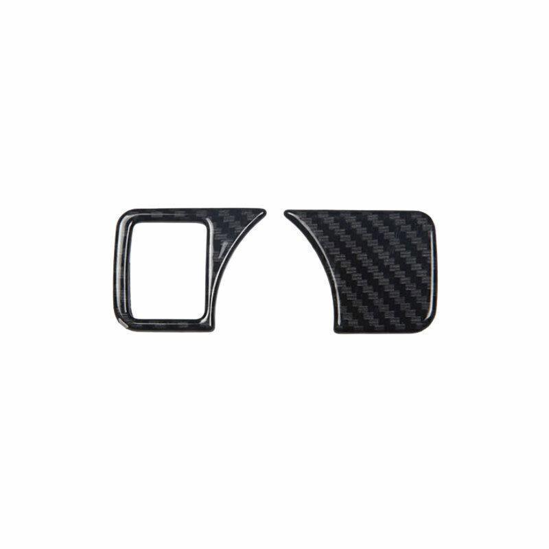 For Benz GLE GLS 16-2019 Steel Carbon Fiber Headlight Control Button Cover Trim