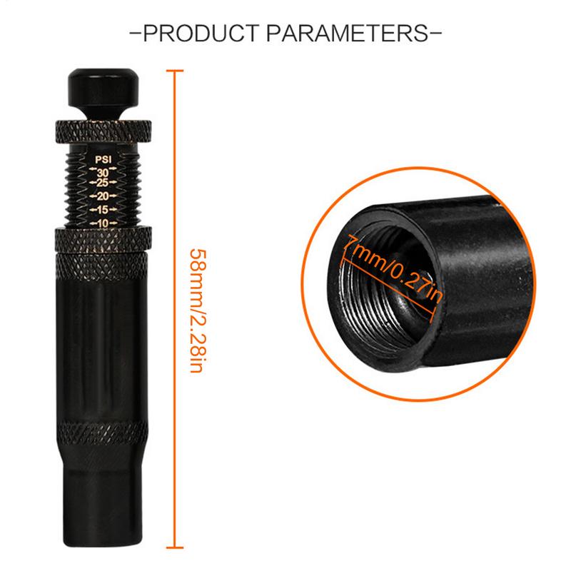 Automatic Tire Deflator Adjustable Tire Deflator 4 Pieces Auto-Stop 4x4 Spin-on Tire Inflator Tool 10-30 PSI Rapid For Truck