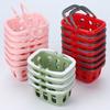 5pcs Multicolors Dollhouse Miniature Shopping Basket Mini Shopping Hand Basket Model  Doll House