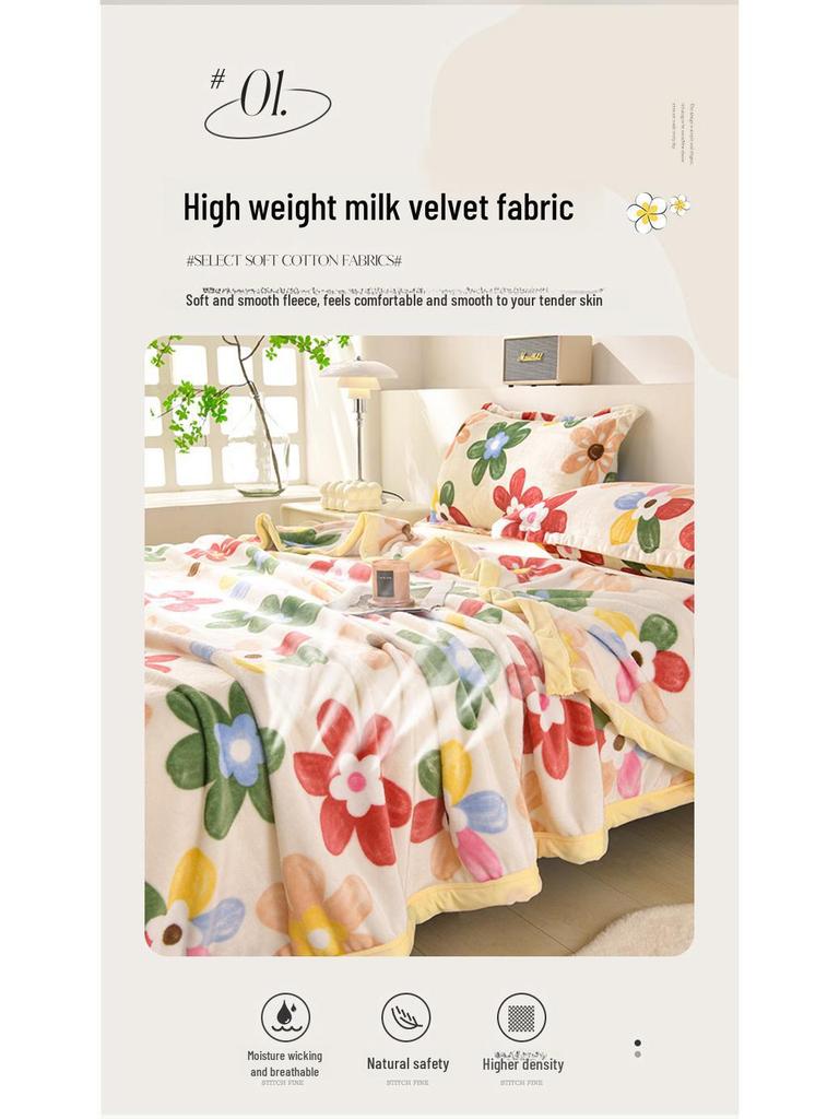 Фланелевое зимнее одеяло - односпальное/двуспальное, простыня, сон, кондиционер, подарок на мероприятие