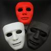 Full Face Unisex Street Dance Opera Party Mask Cosplay Black White Face