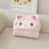 Нетоксичный Удобный My Melody Сладкое Пианино Накидка-Одеяло Мультяшное Одеяло для Сна Дорожное Одеяло с Капюшоном Детские Позитивные Аксессуары Подарки