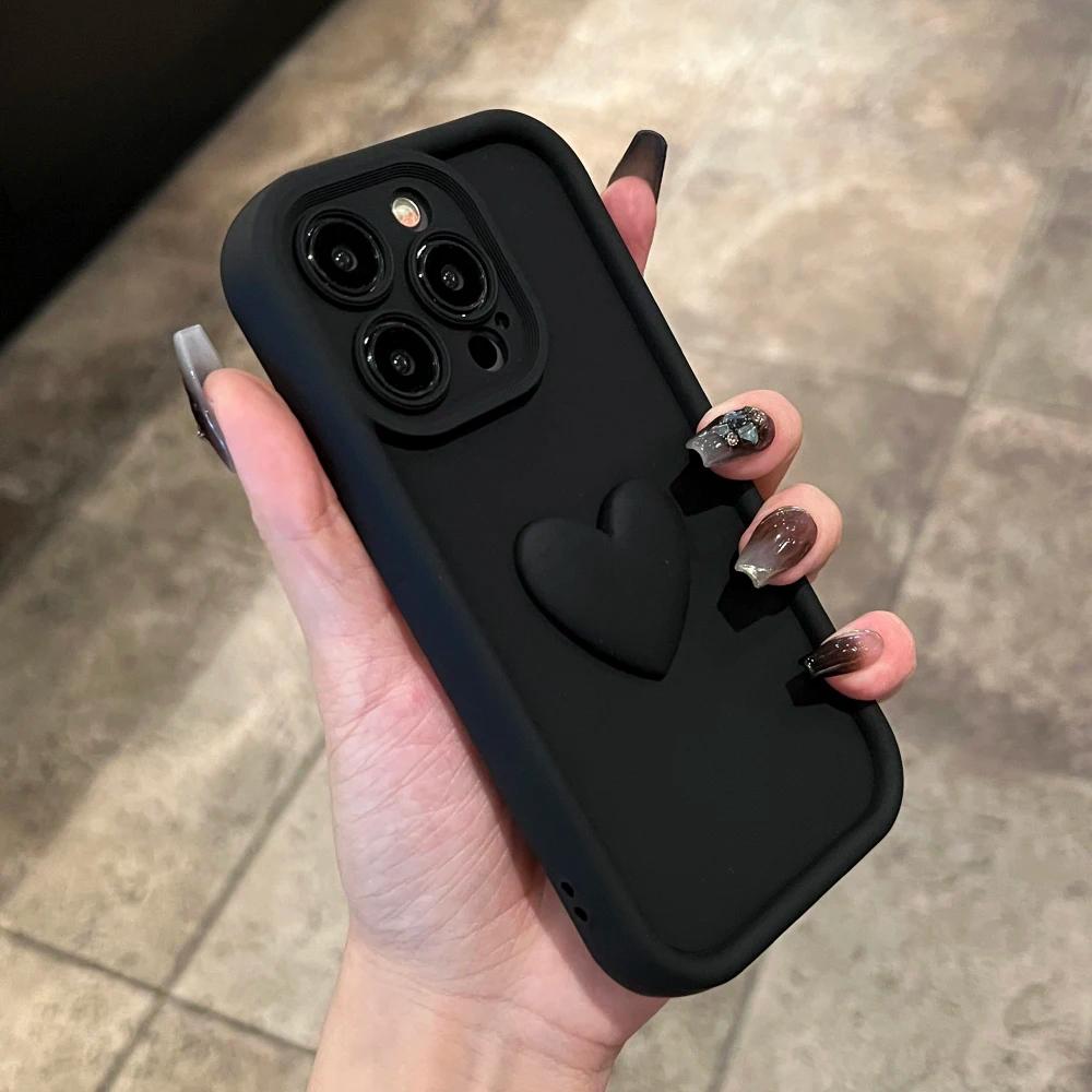 M 6 F 5 X6pro Симпатичный матовый чехол Love Heart для Xiaomi Mi Poco F6 M6 X6 X5 F5 Pro 5g 4g Противоударный силиконовый чехол на заднюю панель Poko M6pro