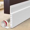 2Pcs 1M Door Bottom Sealing Strip Adhesive TPE Under-Door Sweep Weather