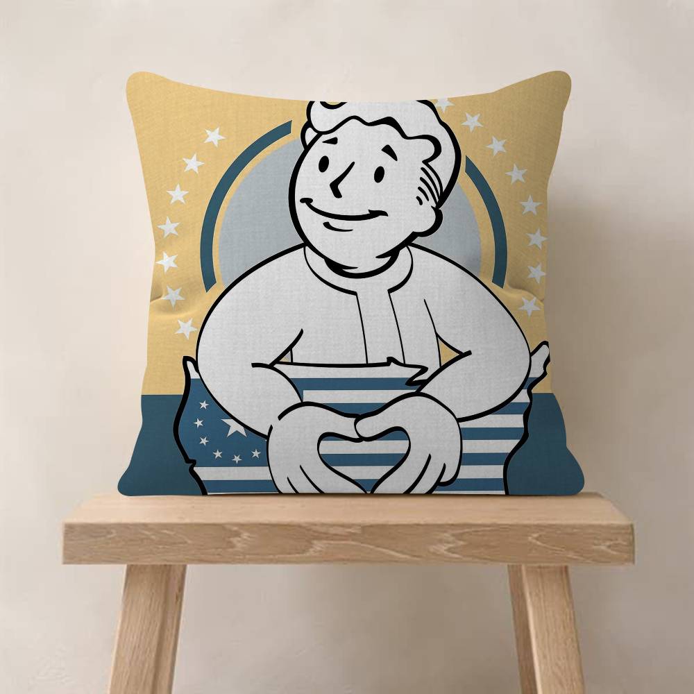 Hot Game FFallouts Vault BBoys Personalized Pillow Dust Cover Bedroom Kids Party Decoration Pillowcase Birthday Children