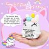 Funny Emotional Support Positive Crochet Unicorn Doll Cute Handmade Knitted Unicorn Desk Desktop Home Decoration Christmas Gift