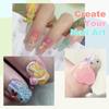 Lollipop Bead Butterfly 3D Resin Nail Charms Mix Colors Nail Accessories  DIY Manicure