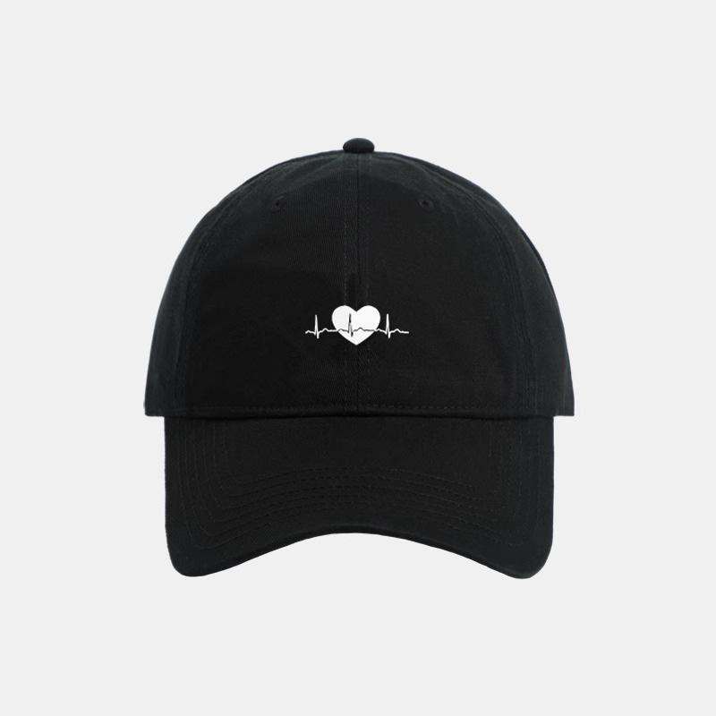 Summer Embroidered Baseball Hat for Women's Casual and Versatile Sun Protection Hat