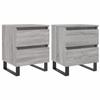 Maison Exclusive - Tables de chevet 2 pcs sonoma gris 40x35x50 cm bois ingénierie