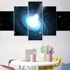 5Pcs Poster Galaxy Pictures Canvas HD Print Home Decor 5 Pieces Art No Framed Wall Modern Paintings 5 Panel Abstract Room Decor