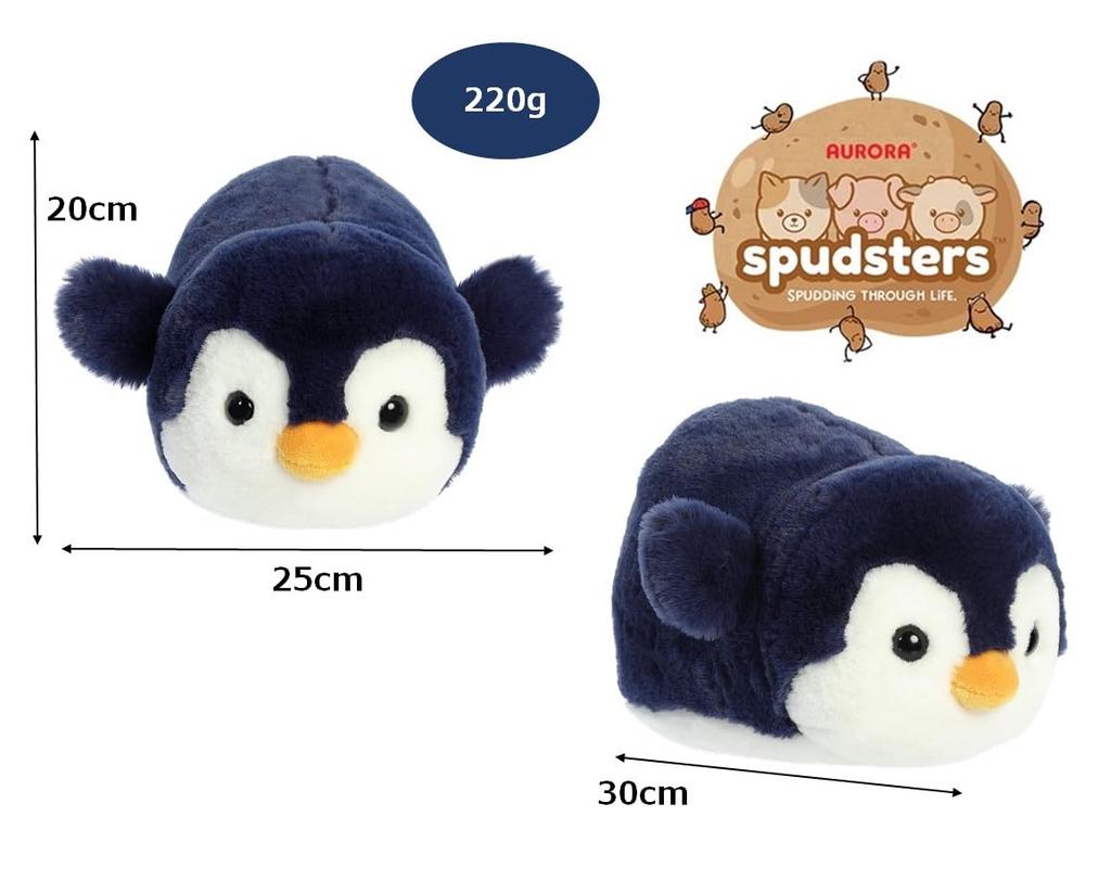 AURORA Plush Fluffy Pillow Cushion Penguin