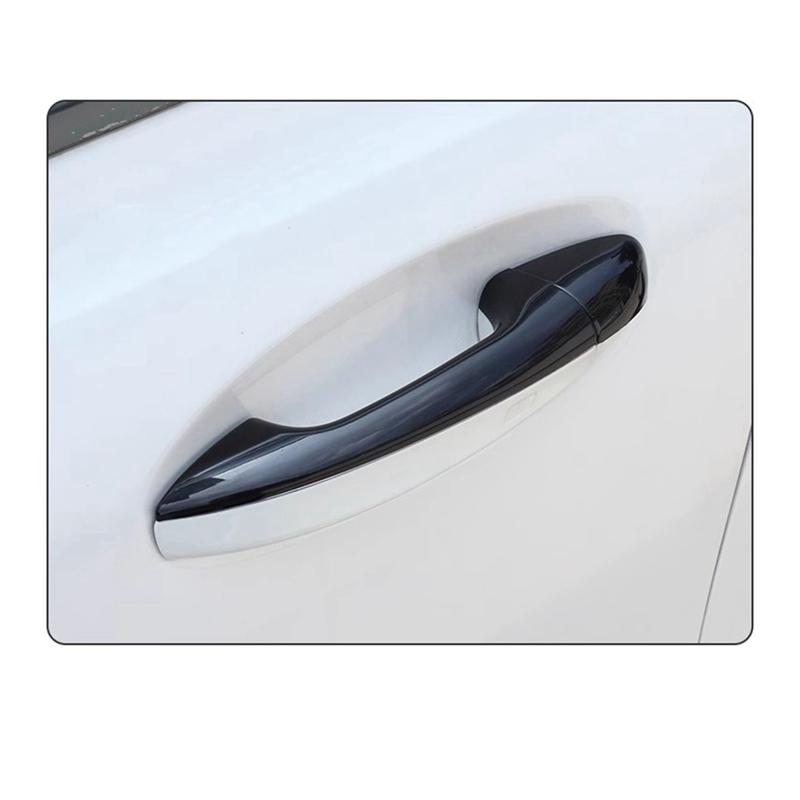 1Set Exterior Door Handle Trim Cover For Mercedes-Benz C/E/GLC/GLB/A/B/GLE/GLS/CLA/GLA-Class Door Pull Stickers LHD