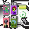 Забавный Космический U-UFO Инопланетный Чехол Для Телефона Для iPhone17,16,15,14,13,12,11 Plus,Pro Max Магнитный Для Magsafe Беспроводной Зарядки