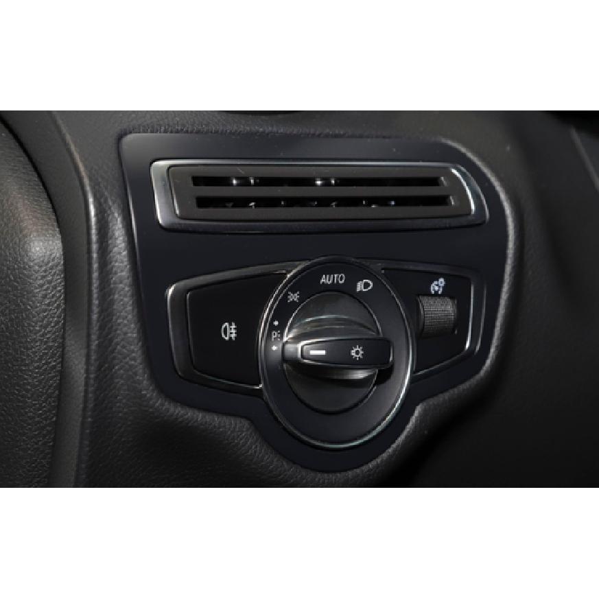 Декоративная накладка на кнопку управления функциями 3 шт. Для Mercedes-Benz GLC 2016-21 Углепластик