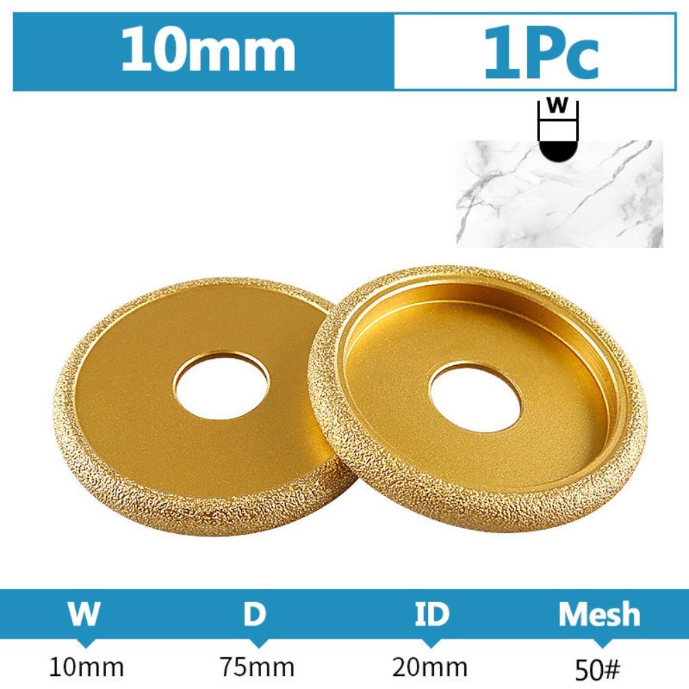 Chamfering Tool Grinding Wheel 75mm Tile Trimming Wheel High Quality Stone Edging Wheel