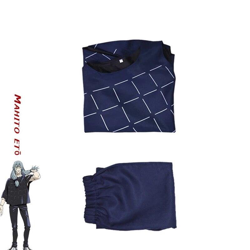 Махито Косплей Костюм Аниме Дзюдзюцу Кайсен Косплей Униформа Костюм Ролевые Игры Парики Взрослый Хэллоуин Костюм Карнавальная Вечеринка для Мужчин