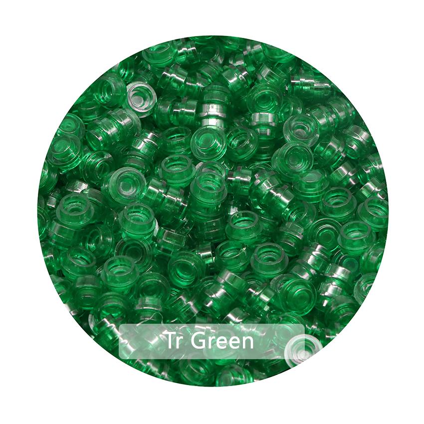 300/500/1000 шт. Сборные частицы 6141 Пластина круглая 1x1 точка DIY строительные блоки фигурки лампа кирпичи игрушка для детей 4073