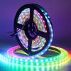 Светодиодная лента ALITOVE, WS2812B Адресная 5050RGB SMD, 5 м, 300 пикселей, Dream Color, Водонепроницаемая, Черная основа, DC 5V, Подсветка