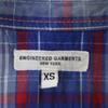 ENGINEERED GARMENTS Сделано в США Рубашка с длинным рукавом в клетку XS Синяя Мужская Б/у