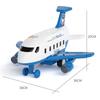 Qwz New Aircraft Simulation Track Inertia Toy Airplane With Lights Music Large Size Passenger Plane Kids Airliner Toy Car Gifts