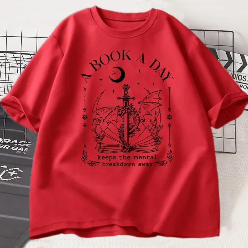 Fantasy Book Lover Tshirt A Book A Day Graphic T Shirt Unisex Unisex Bookish Tshirt Reader Tees Unisex Aesthetic Vintage Shirts