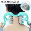 Multifunctional Cervical Massager Manual Neck Clamp Multifunctional Kneading Roller 6 Balls Shoulder And Neck Relaxation Massage