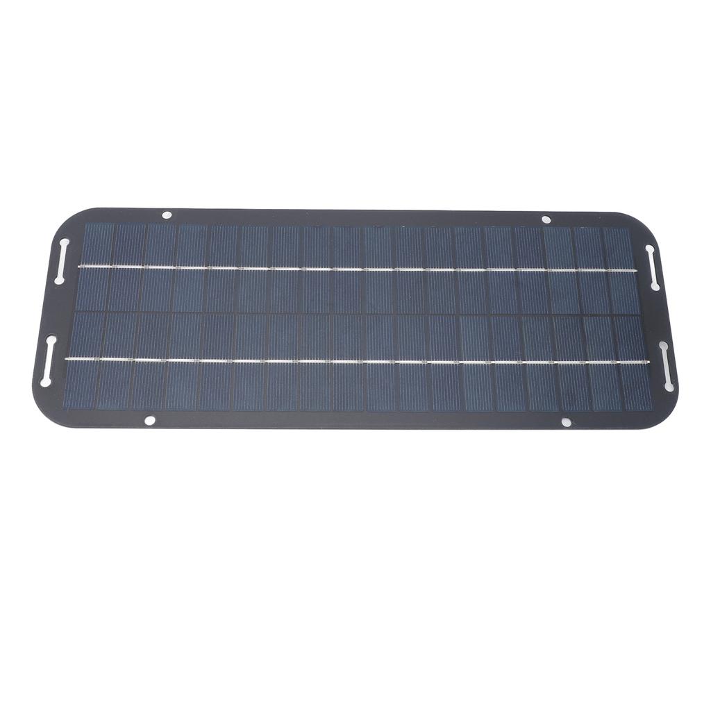 12V 5W Portable Solar Panel High Efficiency Conversion Eco Friendly Compact Solar Panel Outdoor Charger for RV