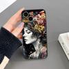 Абстрактные Цветы Девочка Искусство Чехол для Телефона Для Iphone 17 Air 15 Pro Max 14 Pro 16 Plus 12 13 11 Xr X Xs 8 7 Plus Задняя Крышка