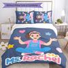 Ms Rachel 3pcs Bedding Set Duvet Cover Closure Includes 1 Duvet Cover & 2 Pillowcases for All Seasons Bedroom Home Dorm Decor